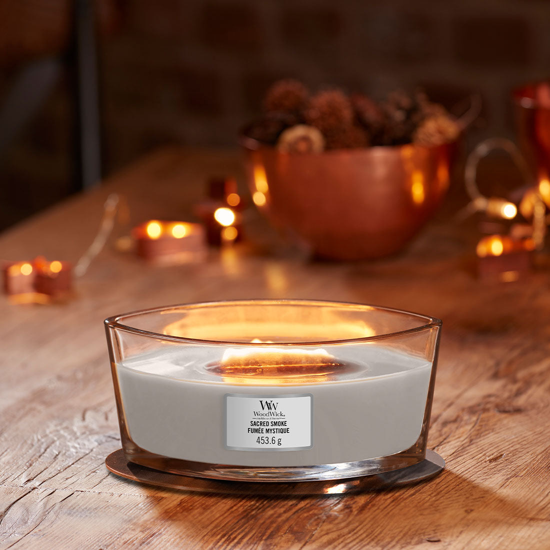 СВЕЩ WOOD WICK WOOD SMOKE ЕЛИПСА