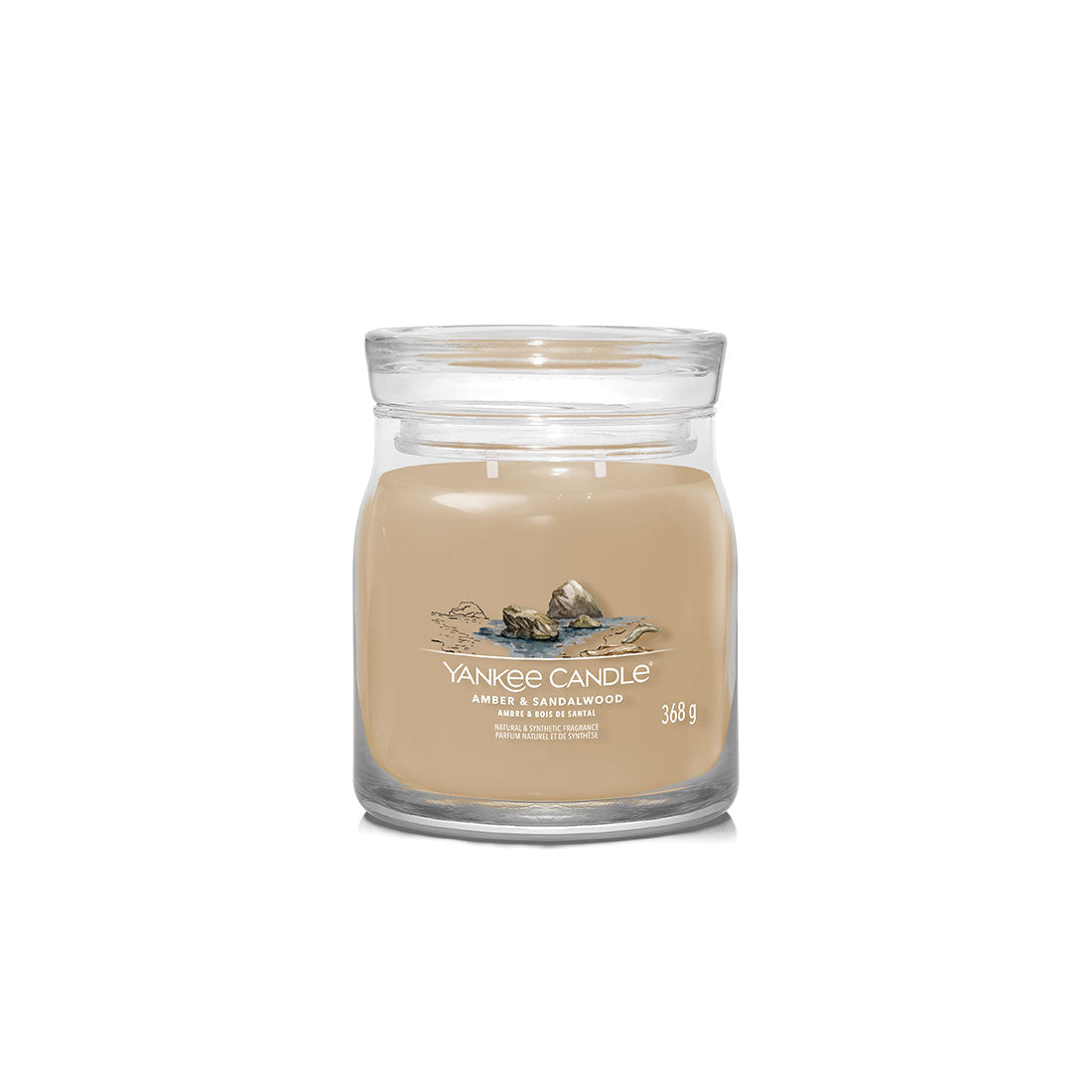 СВЕЩ YANKEE CANDLE SIGNATURE AMBER&SANDALWOOD