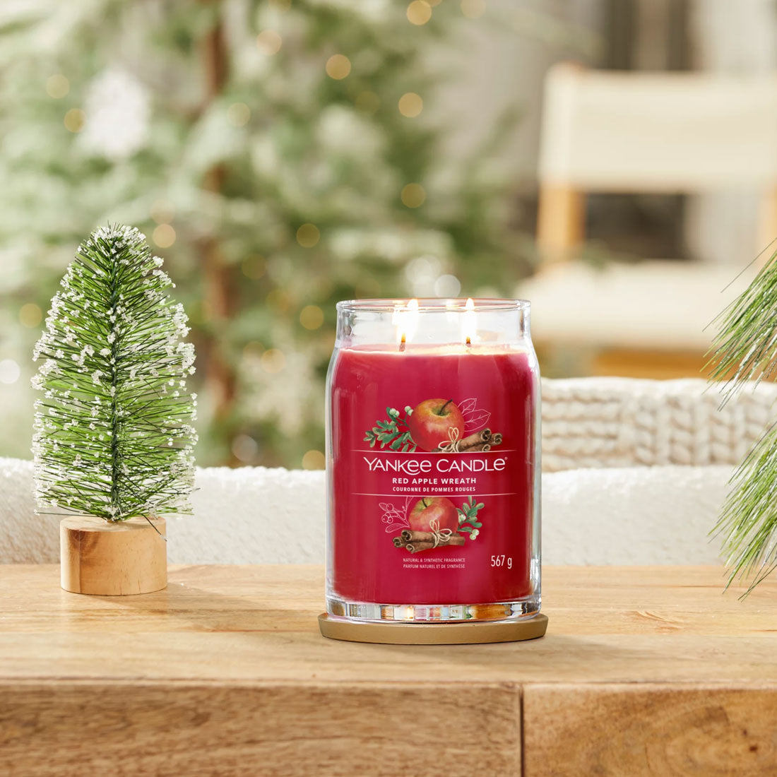 СВЕЩ YANKEE CANDLE SIGNATURE RED APPLE WREATH