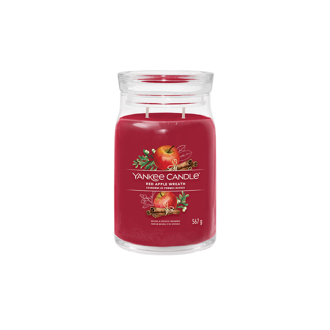 СВЕЩ YANKEE CANDLE SIGNATURE RED APPLE WREATH