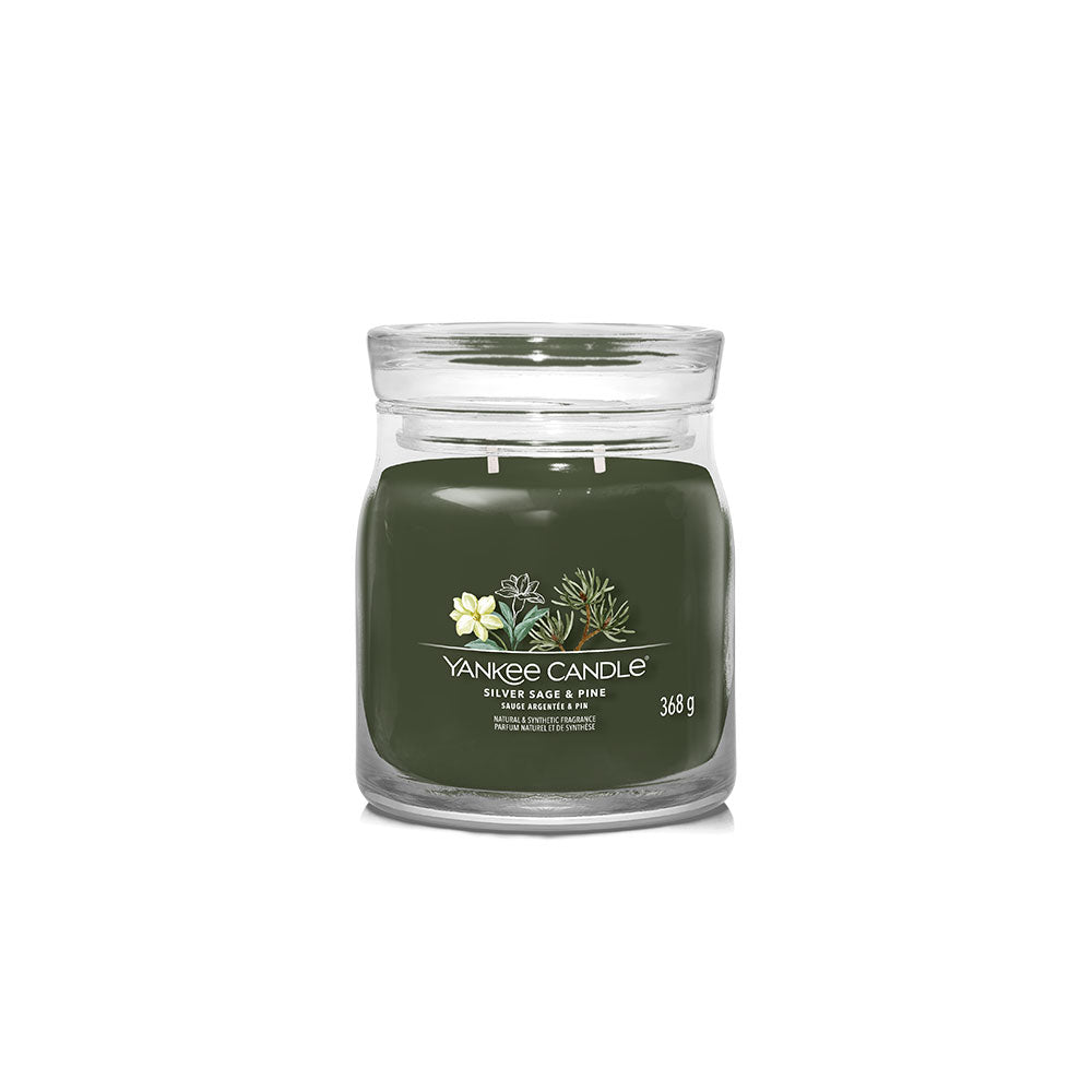 СВЕЩ YANKEE CANDLE SIGNATURE SILVER SAGE&PINE