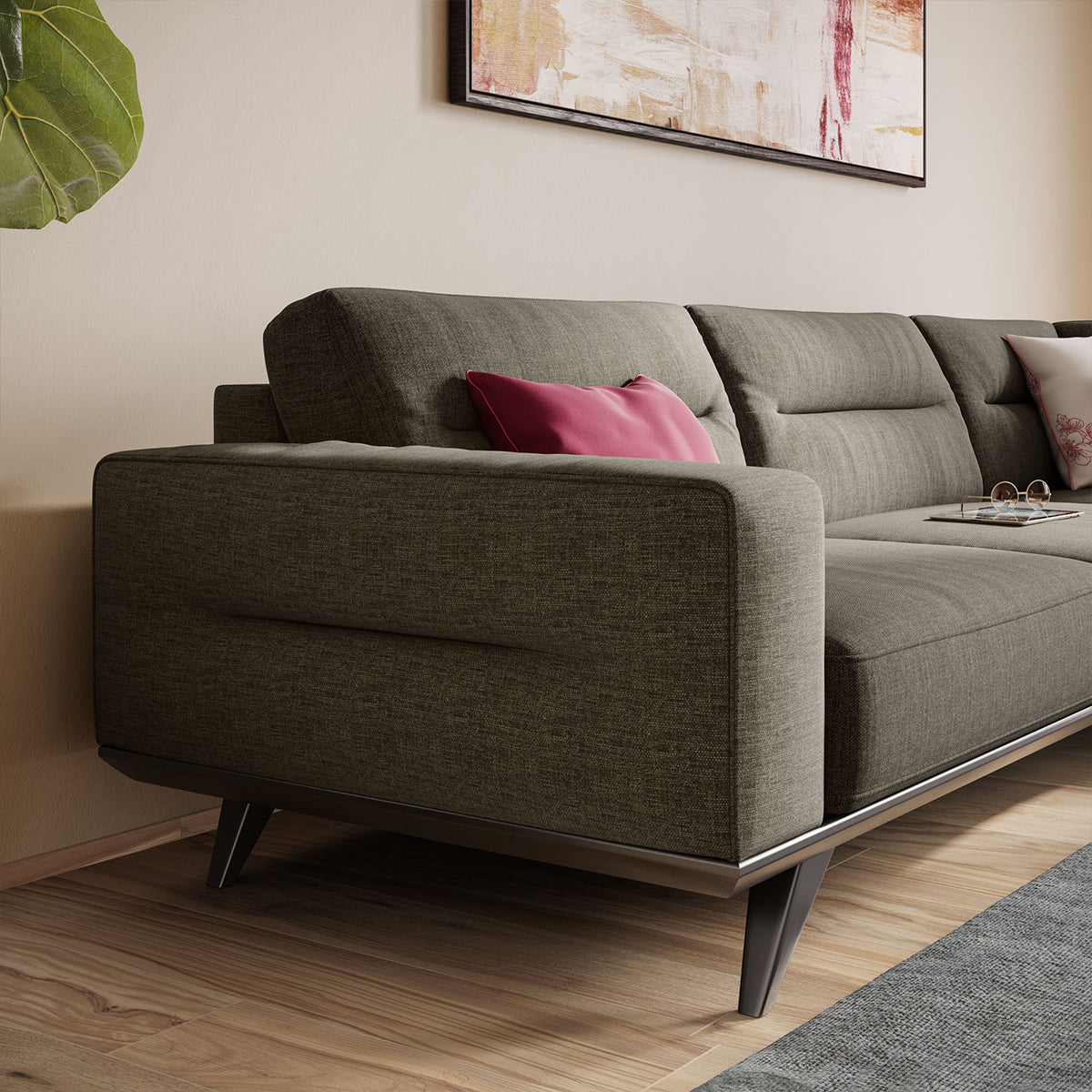 КОЖЕН ДИВАН NATUZZI EDITIONS ADRENALINA