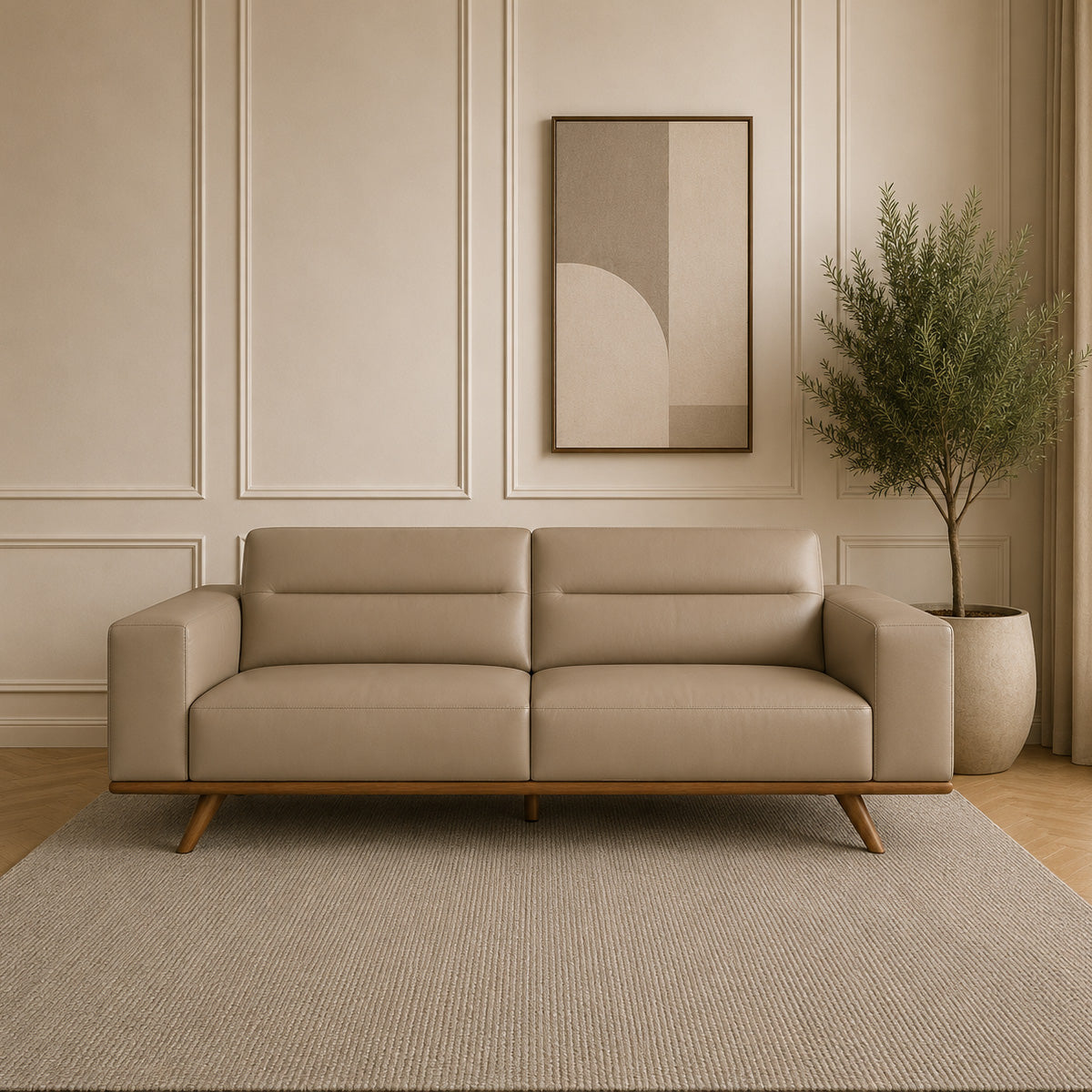 ТРИМЕСТЕН ДИВАН NATUZZI EDITIONS ADRENALINA КОЖА 15C4