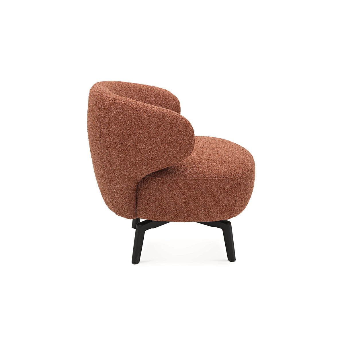ВЪРТЯЩО СЕ КРЕСЛО FURNINOVA AILA A MAKALU MAGNOLIA 65/70/70 СМ