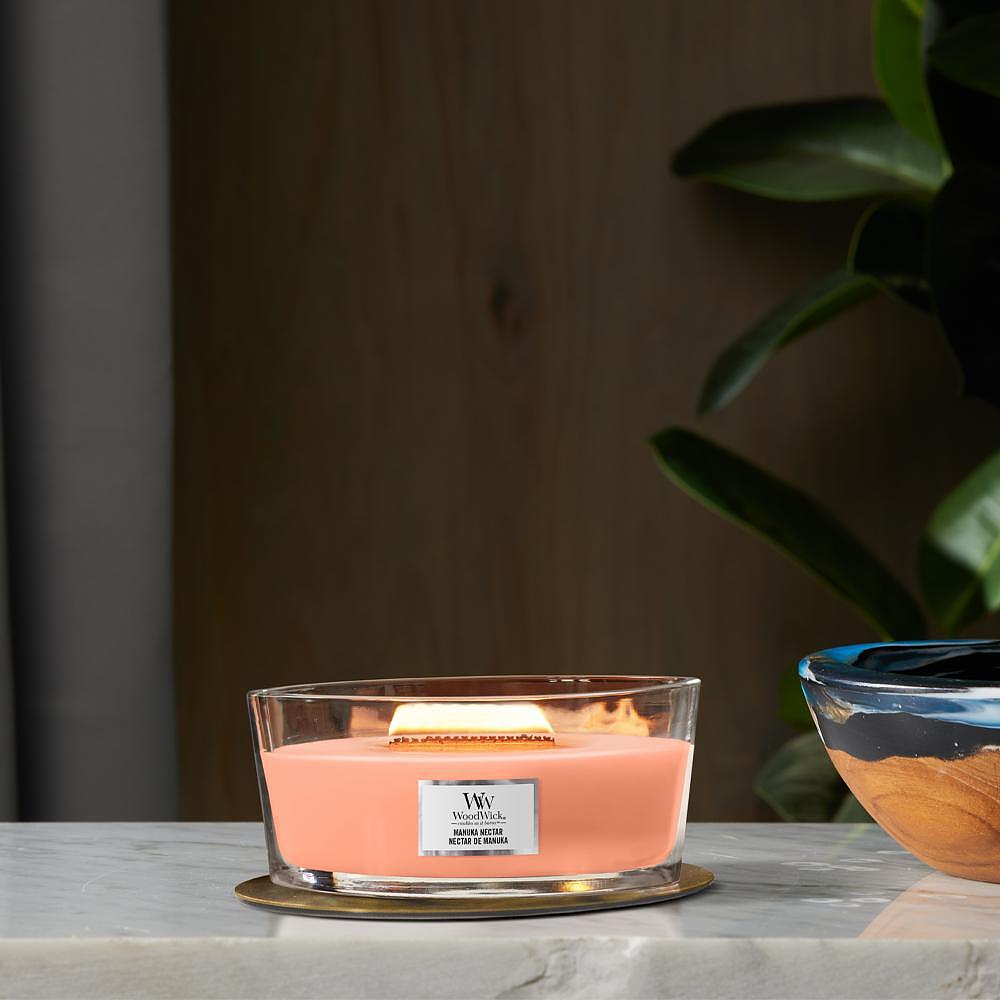 СВЕЩ WOOD WICK MANUKA NECTAR ЕЛИПСА
