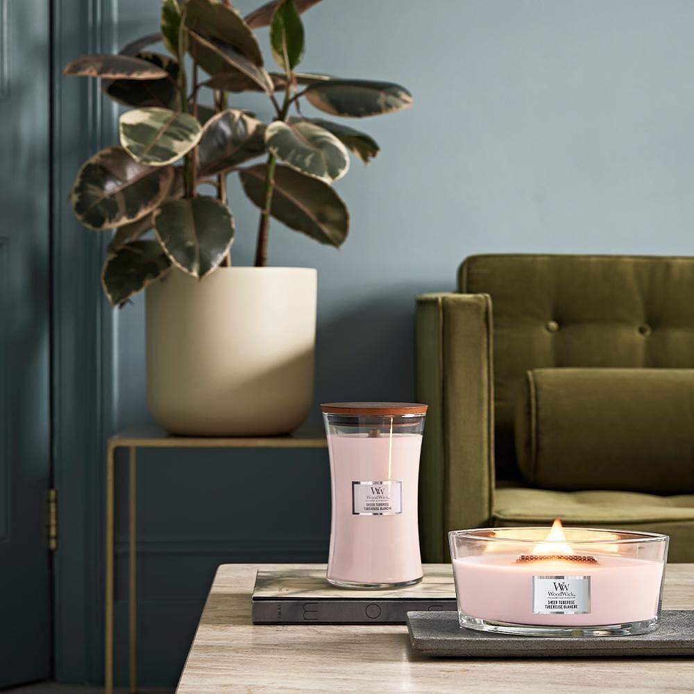 СВЕЩ WOOD WICK SHEER TUBEROSE ЕЛИПСА