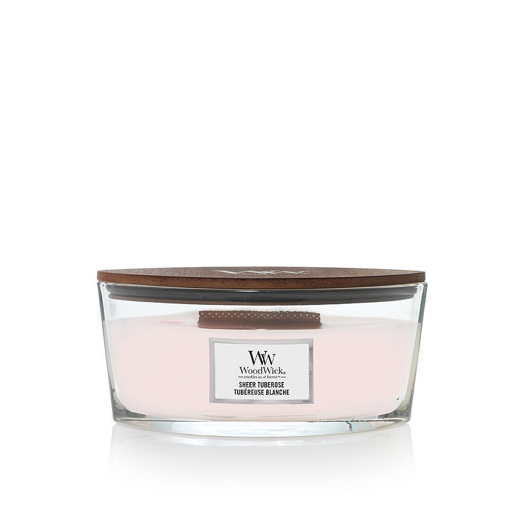 СВЕЩ WOOD WICK SHEER TUBEROSE ЕЛИПСА