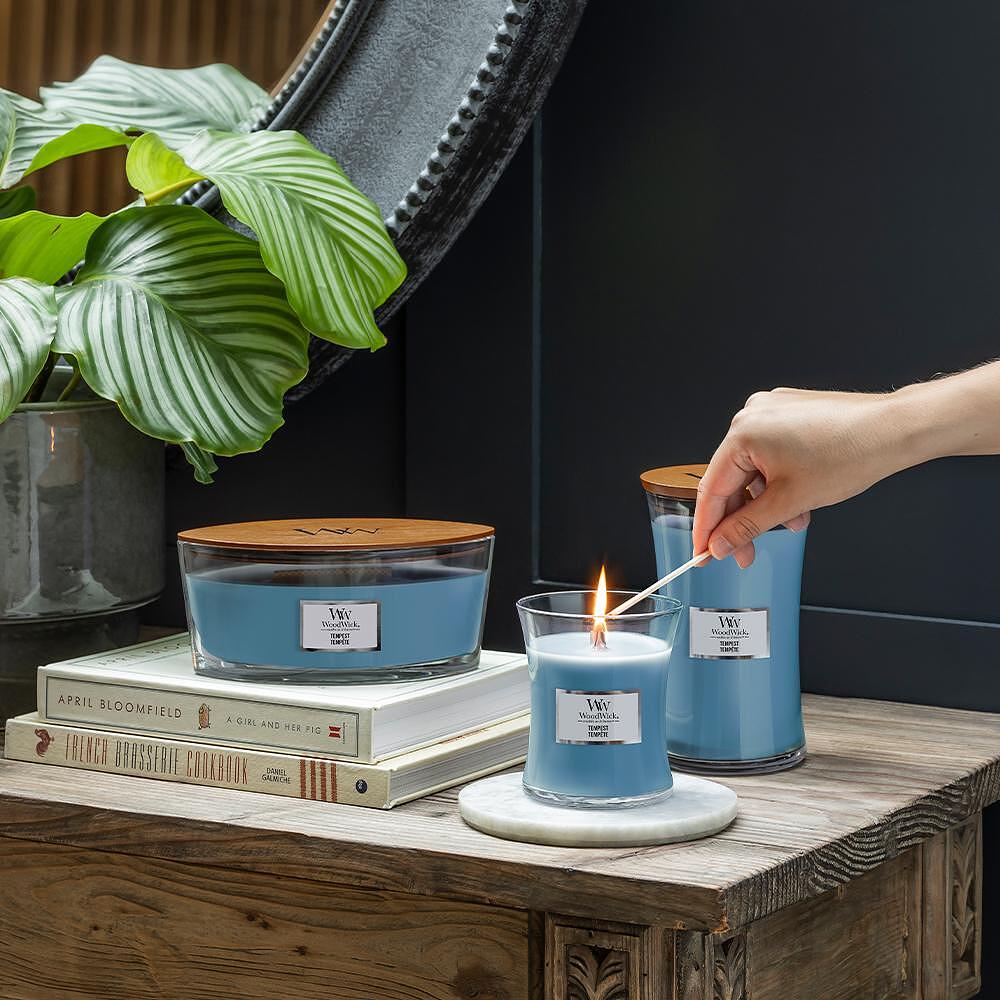 СВЕЩ WOOD WICK TEMPEST ЕЛИПСА