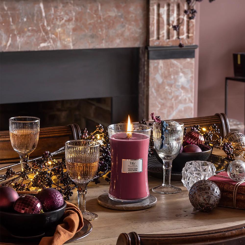 СВЕЩ WOOD WICK PHANTOM CHERRY