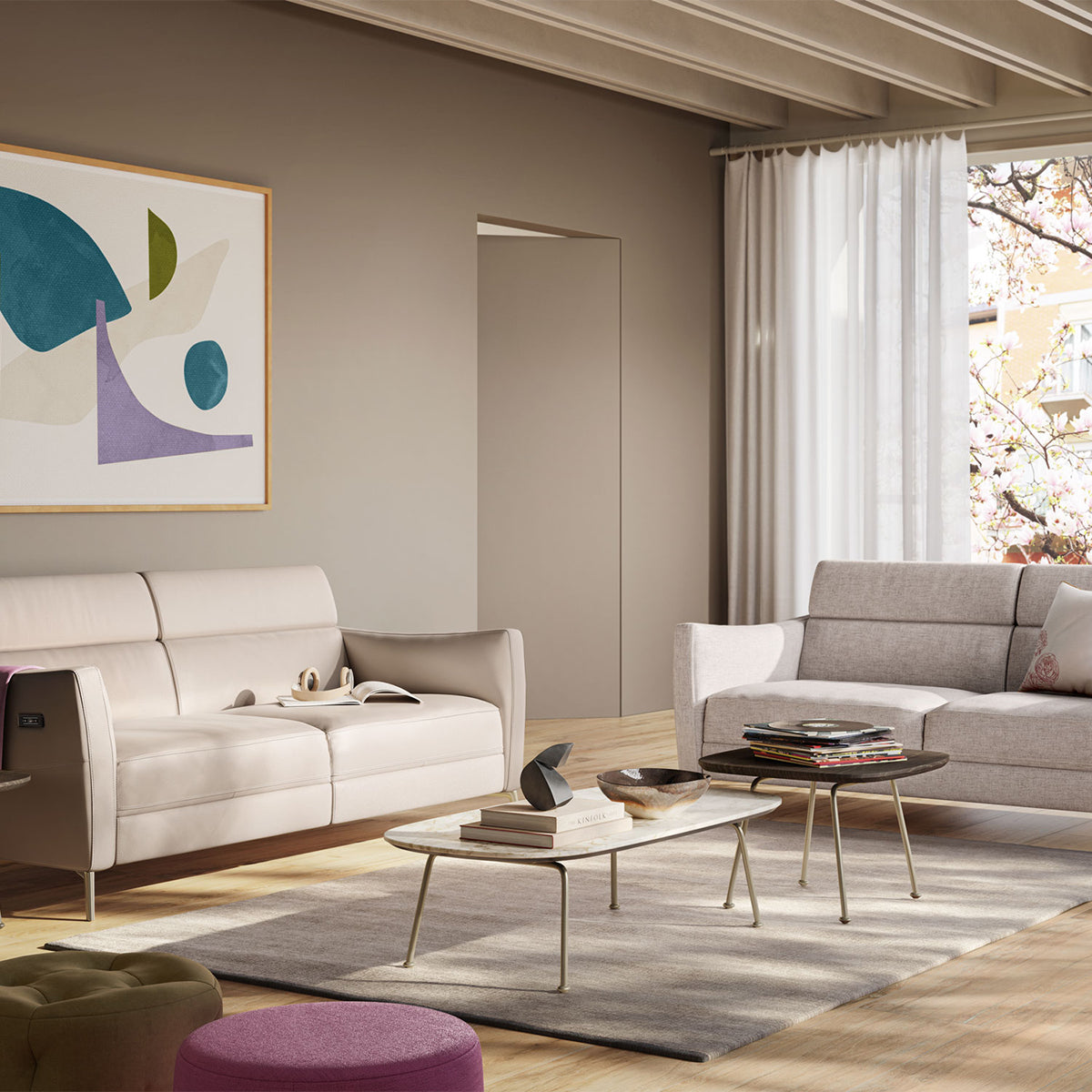 ЪГЛОВ ДИВАН NATUZZI EDITIONS GREG ТЕКСТИЛ