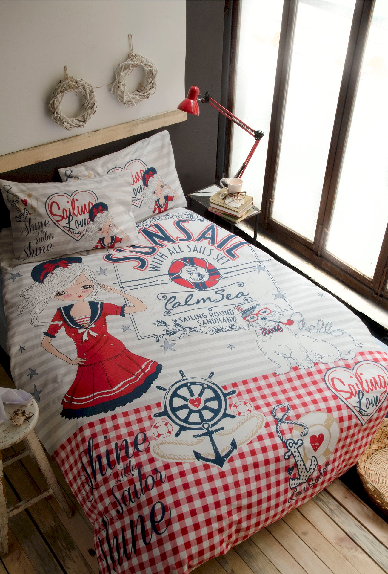 СПАЛЕН КОМПЛЕКТ ISSIMO NAVY GIRL