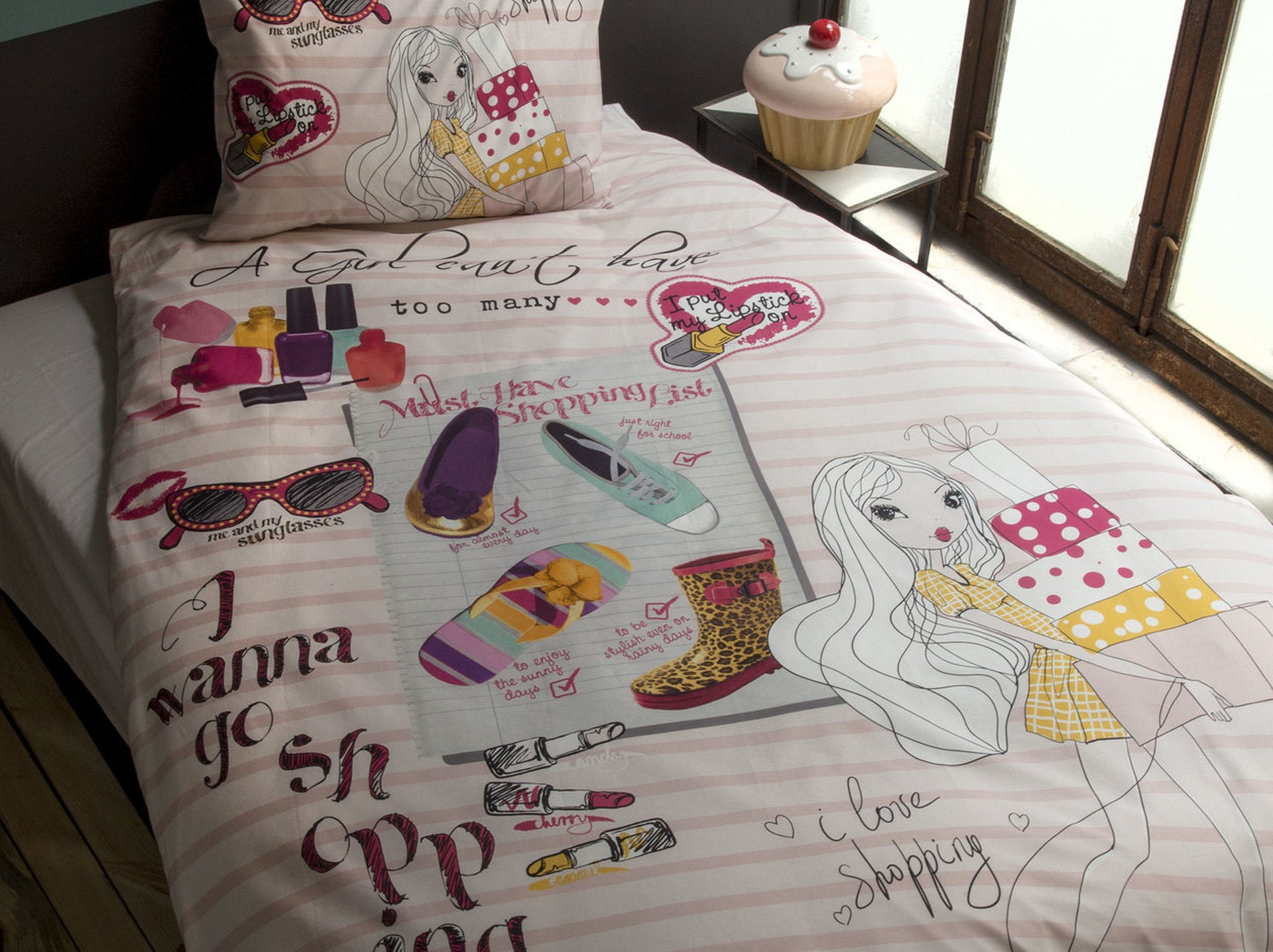 СПАЛЕН КОМПЛЕКТ ISSIMO SHOPPING GIRL