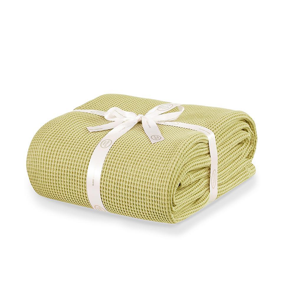 ОДЕЯЛО WHITE BOUTIQUE MARBELLA COTTON NEW C 227 РЕЗЕДА