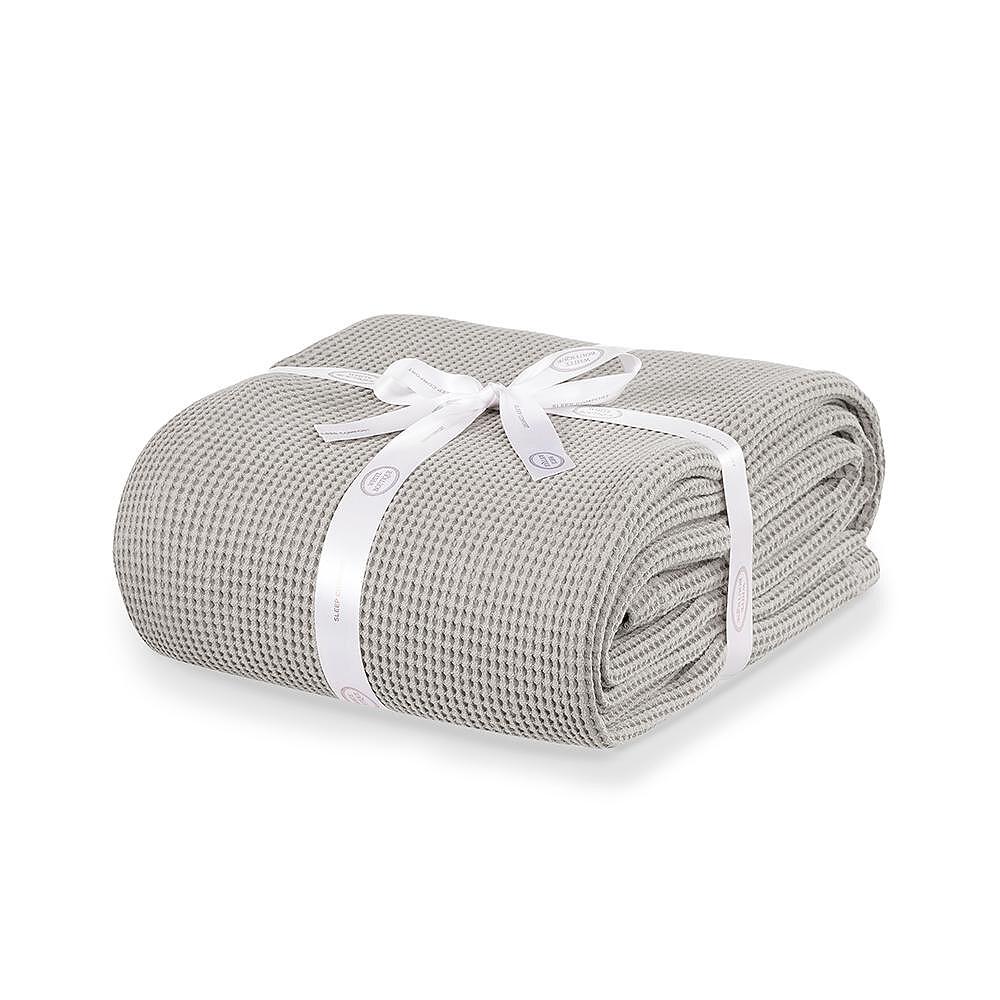 ОДЕЯЛО WHITE BOUTIQUE MARBELLA COTTON NEW C 81 СВ. СИВО