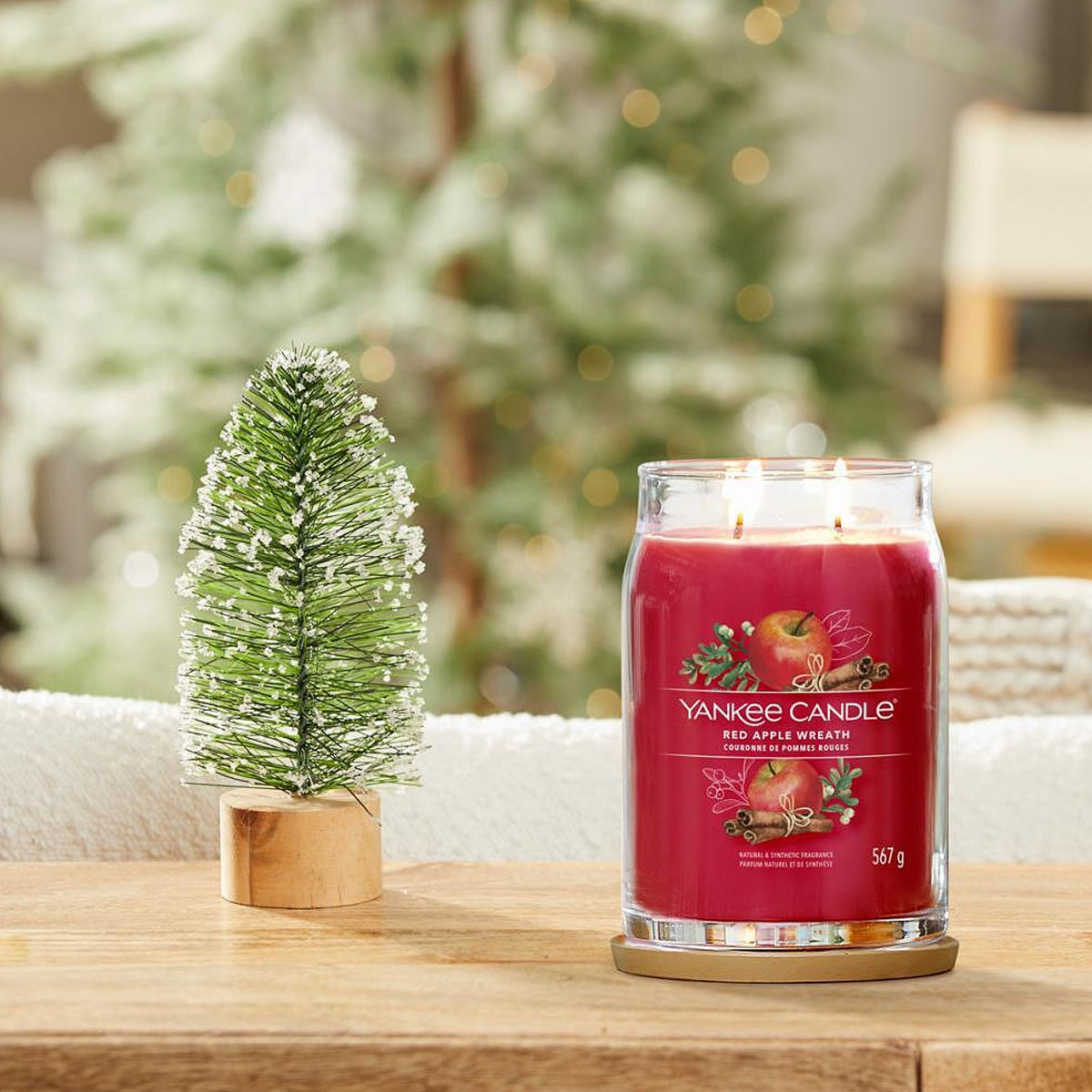 СВЕЩ YANKEE CANDLE SIGNATURE RED APPLE WREATH