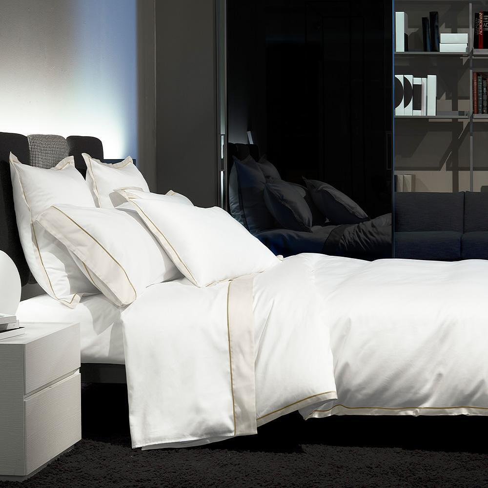 СПАЛЕН КОМПЛЕКТ SIGNORIA LUNA WHITE/IVORY/TAUPE