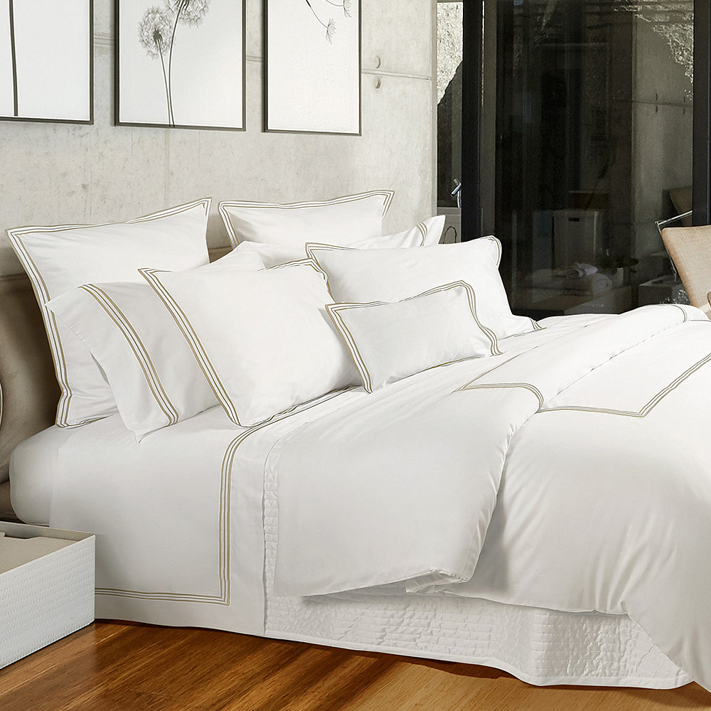 СПАЛЕН КОМПЛЕКТ SIGNORIA NETTUNO WHITE/TAUPE