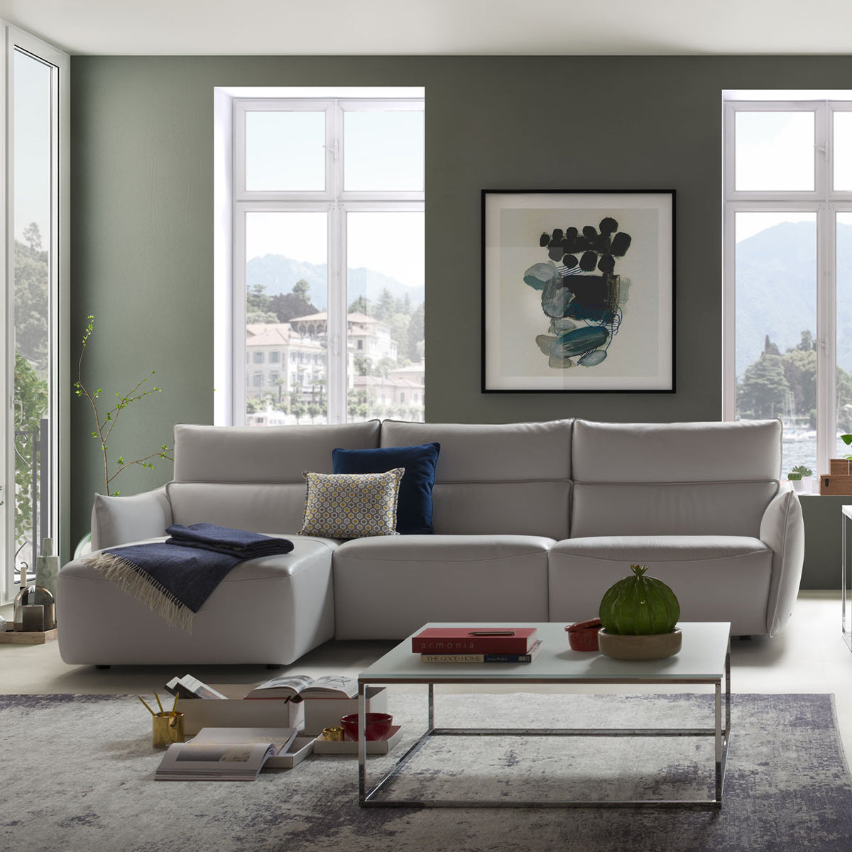 ЪГЛОВ ДИВАН NATUZZI EDITIONS STUPORE ТЕКСТИЛ