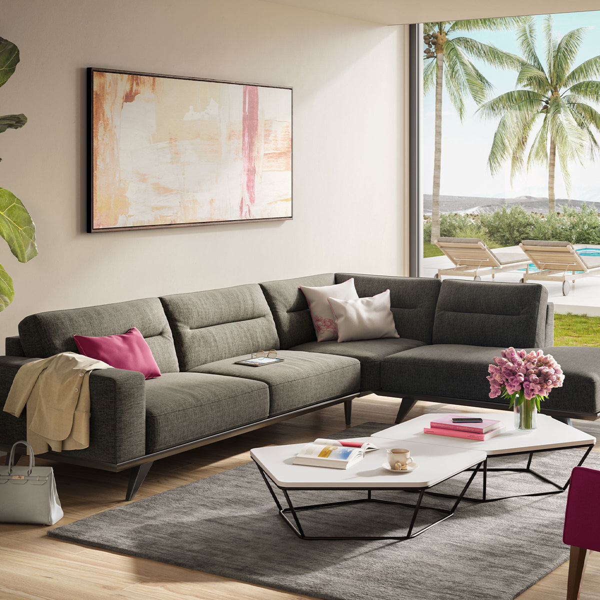 ЪГЛОВ ДИВАН NATUZZI EDITIONS ADRENALINA