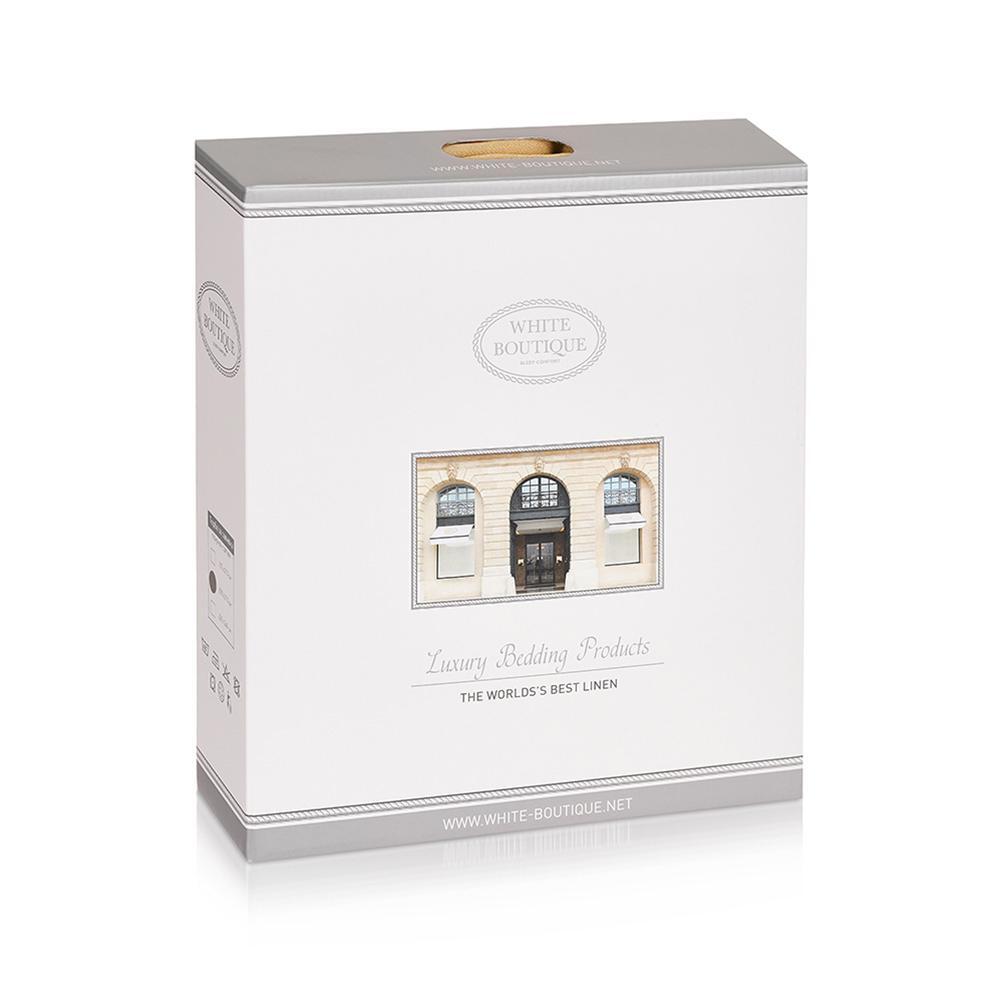 ЧАРШАФ С ЛАСТИК WHITE BOUTIQUE САТЕН ЖЪЛТО