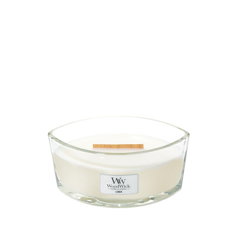 СВЕЩ WOOD WICK LINEN ЕЛИПСА