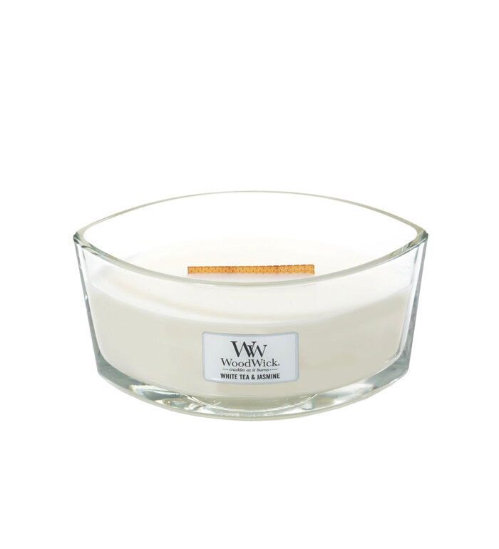 СВЕЩ WOOD WICK WHITE TEA AND JASMINE ЕЛИПСА