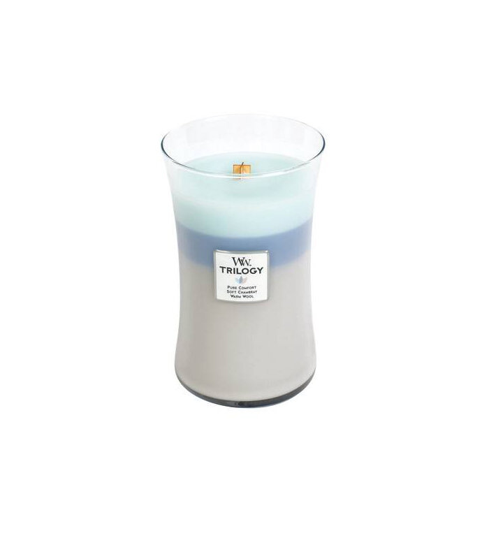 СВЕЩ WOOD WICK TRILOGIA WOVEN COMFORT