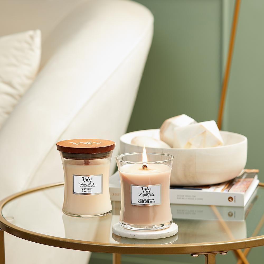 СВЕЩ WOOD WICK WHITE HONEY