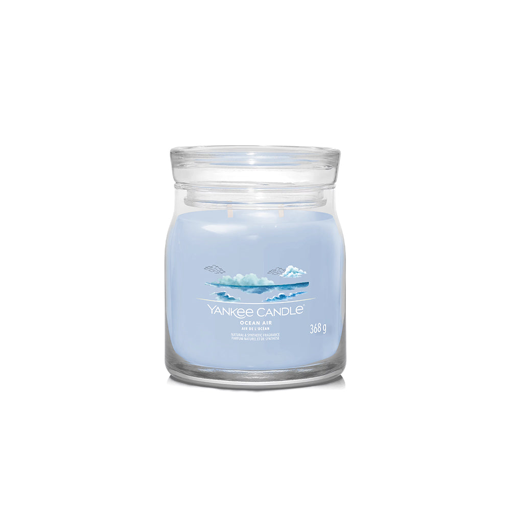 СВЕЩ YANKEE CANDLE SIGNATURE OCEAN AIR ГОЛЯМ БУРКАН